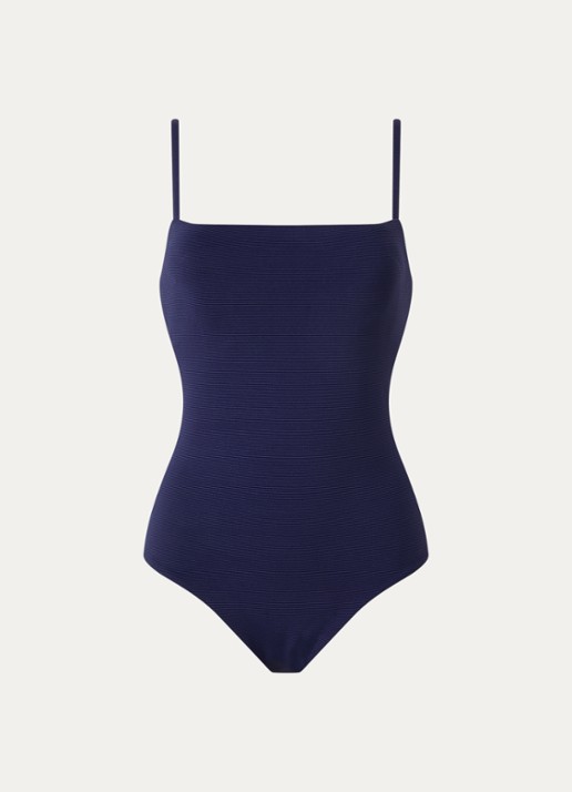 JETS Australia Versa Rib badpak met uitneembare vulling - voorkant 2 blauw