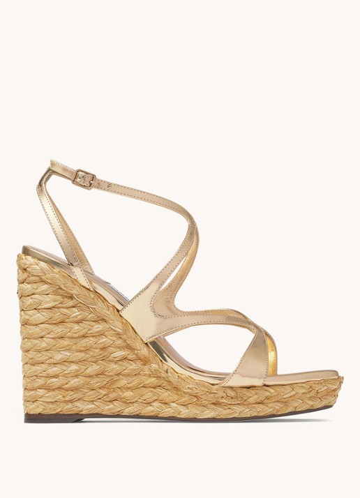 Jimmy Choo Ayla 110 sleehak met kalfsleren details