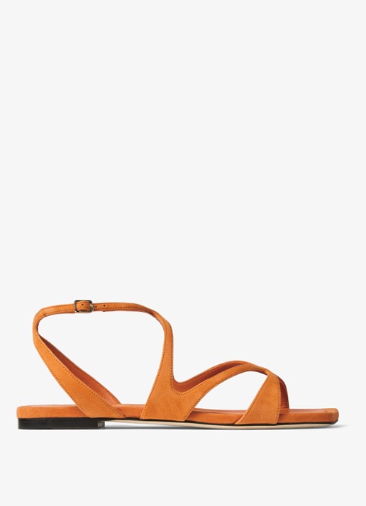 Jimmy Choo Ayla sandaal van geitensuède