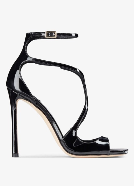 Jimmy Choo Azia sandalette van lakleer
