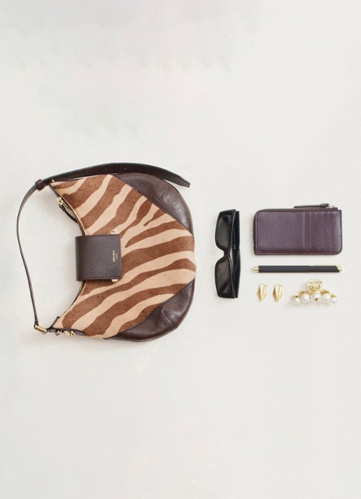 Jimmy Choo Bar Hobo/S schoudertas van lamsleer - detail 6 creme