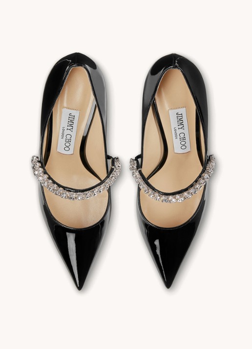 Jimmy Choo Bing 65 pump van kalfsleer - detail 5 zwart