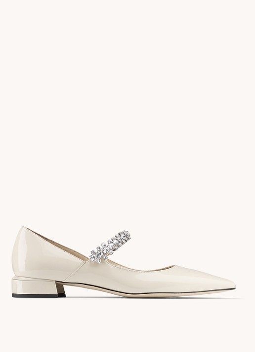 Jimmy Choo Bing pump van kalfsleer met kristal