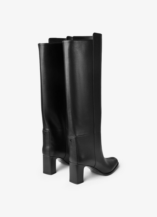 Jimmy Choo Caly 65 laars van kalfsleer - achterkant 4 zwart