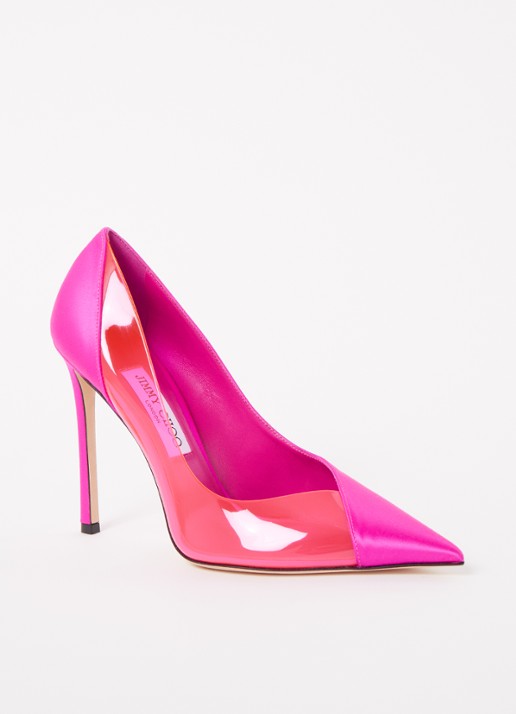 Jimmy Choo Cass pump van satijn