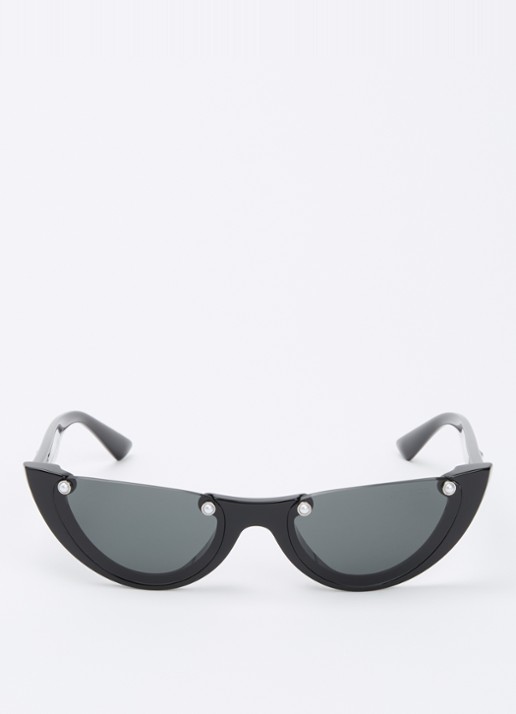 Jimmy Choo Cat Eye zonnebril JC5049HU - detail zwart