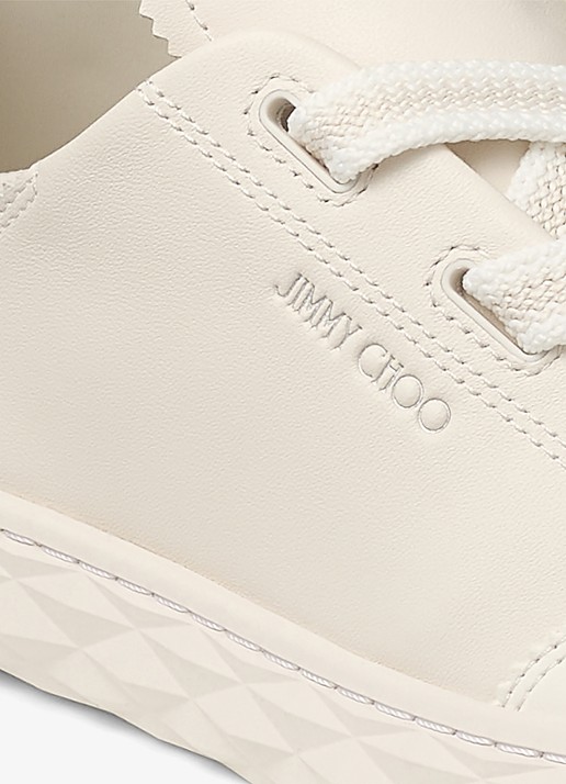 Jimmy Choo Diamond Light Flex/F sneaker van leer - detail 6 creme