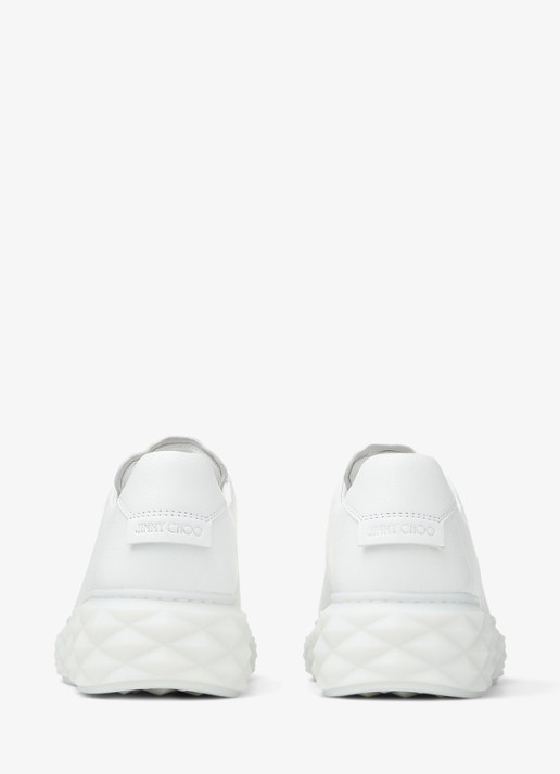 Jimmy Choo Diamond Light Maxi/F sneaker van leer - achterkant 3 wit