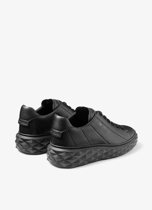 Jimmy Choo Diamond Light Maxi/F sneaker van leer - detail 5 zwart