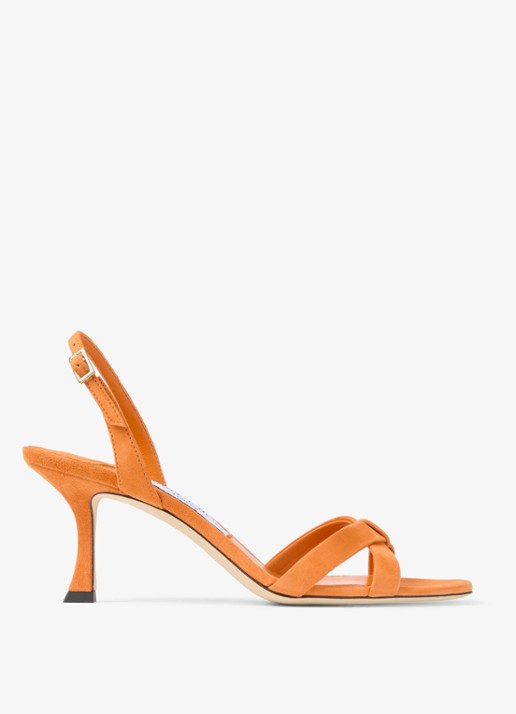 Jimmy Choo Elsy 70 sandalette van geitensuède