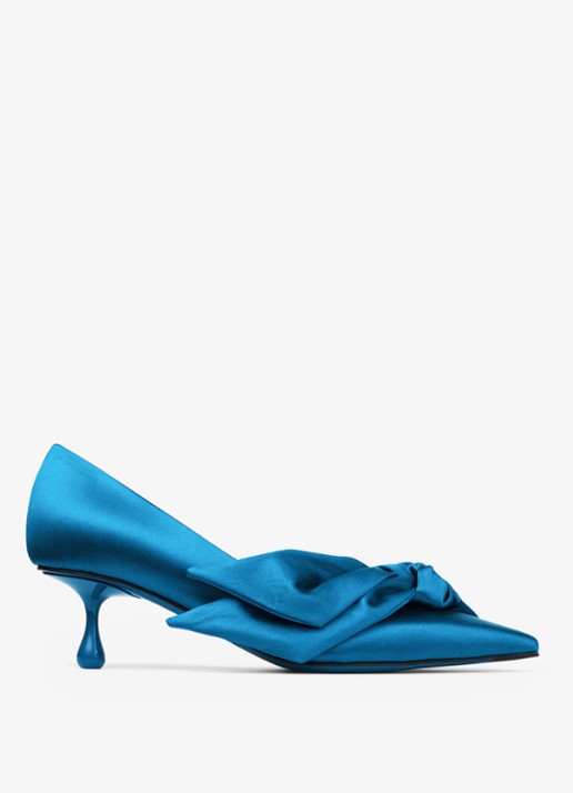 Jimmy Choo Issy 50 pump van satijn