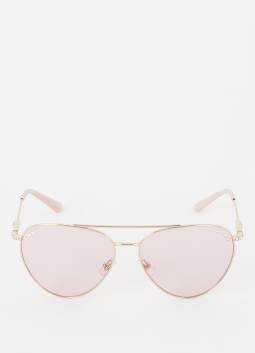 Jimmy Choo Piloten zonnebril JC4002B - detail 3 goud