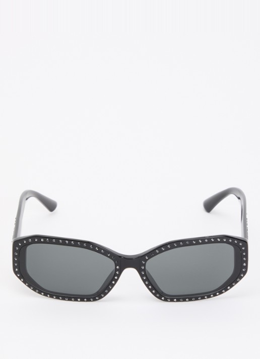 Jimmy Choo Retro zonnebril JC5021BU - detail 2 zwart