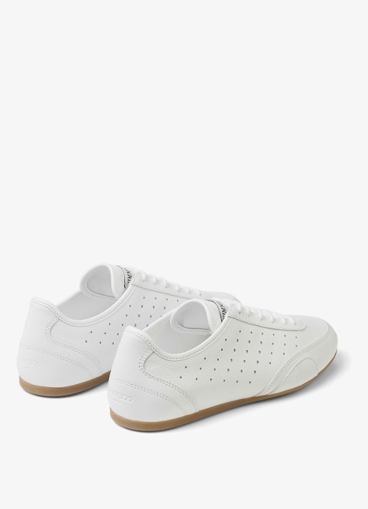 Jimmy Choo Sunny/F sneaker van leer - achterkant 4 wit