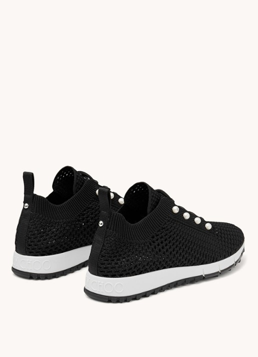 Jimmy Choo Veles sneaker van mesh - detail 5 zwart