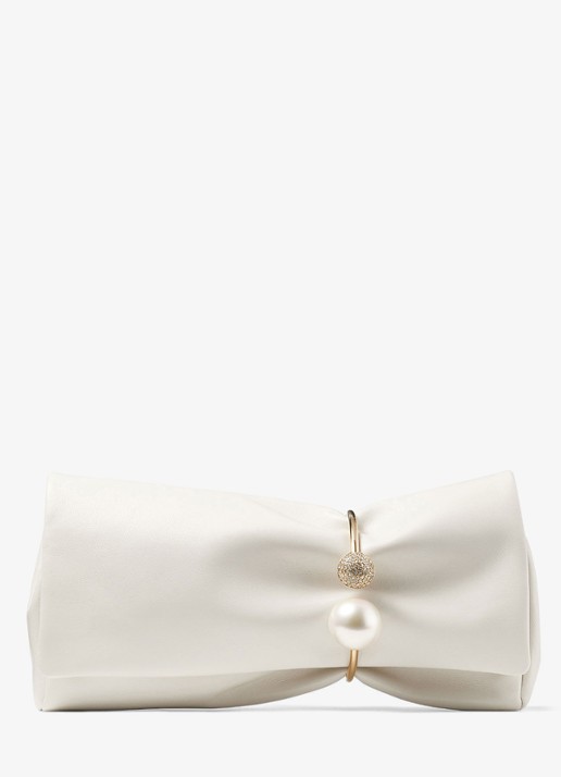 Jimmy Choo Xandra clutch van leer