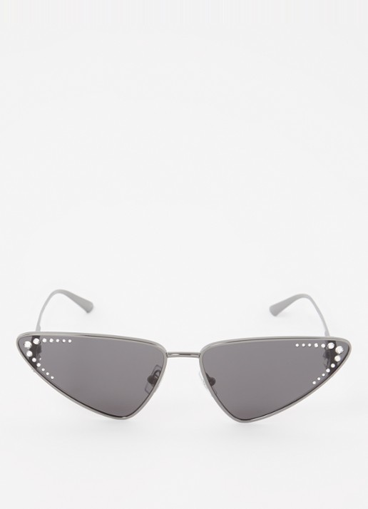 Jimmy Choo Zonnebril JC4001B - detail donkergrijs