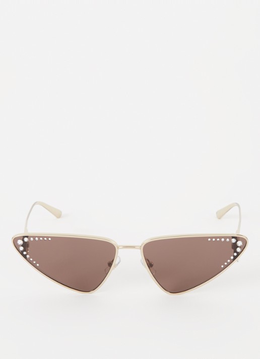 Jimmy Choo Zonnebril JC4001B - detail goud