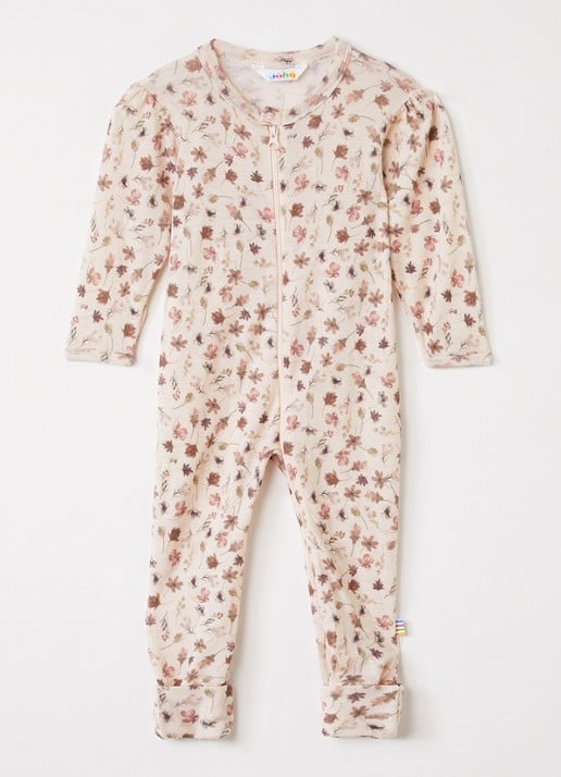 Joha Babypak van merino wol met print