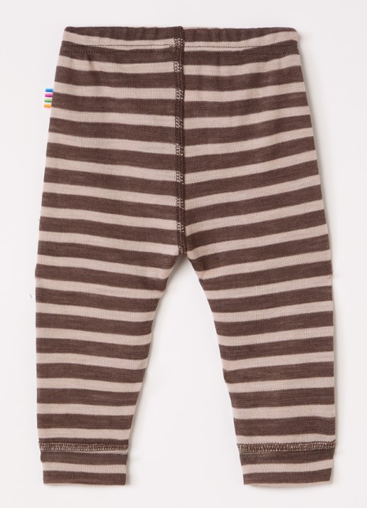 Joha Legging in wolblend met print - voorkant 2 bruin