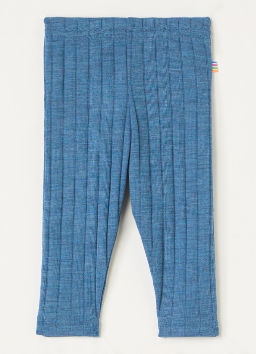 Joha Legging in zijdeblend - voorkant 3 petrol