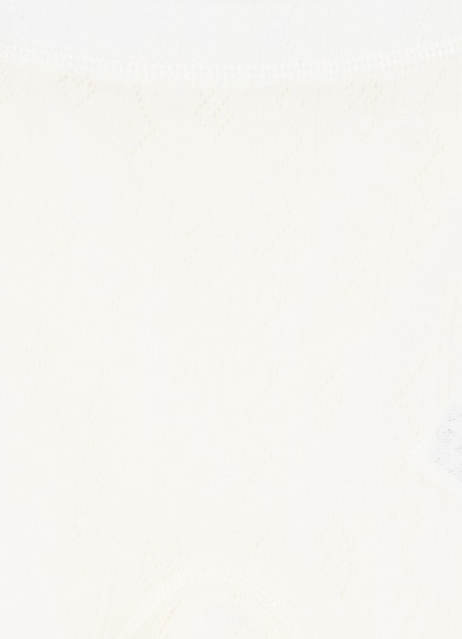 Joha Ribgebreide maillot van merino wol - detail 3 creme