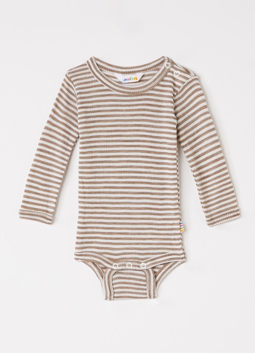 Joha Romper in zijdeblend met streepprint