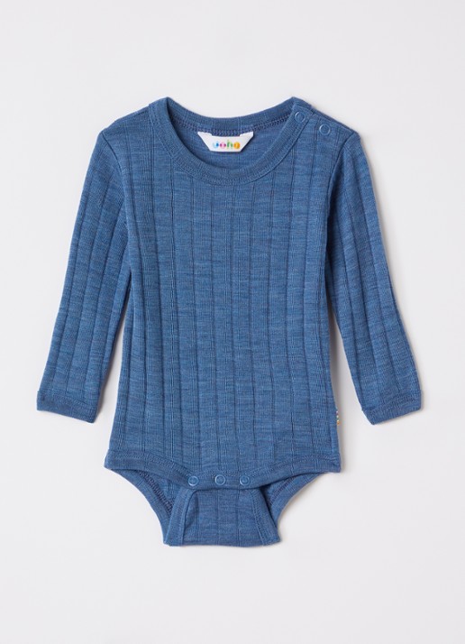 Joha Romper in zijdeblend - voorkant petrol