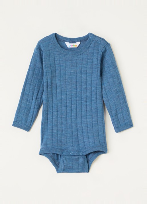 Joha Romper in zijdeblend - voorkant 3 petrol