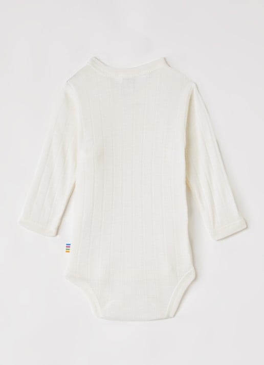 Joha Romper in zijdeblend - voorkant 2 gebroken wit