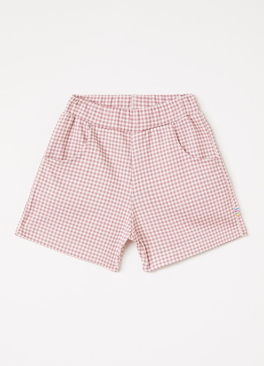 Joha Wide fit korte broek met ruitdessin
