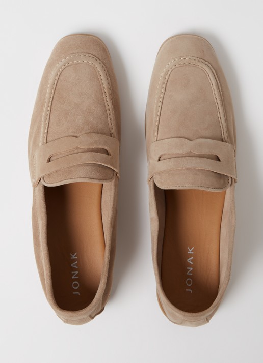 Jonak Aca loafer van suède  - detail 3 beige