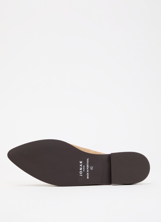 Jonak Acajou slingback van suéde  - detail 6 camel
