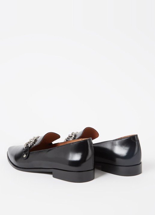 Jonak Alicante loafer van leer - detail 4 zwart