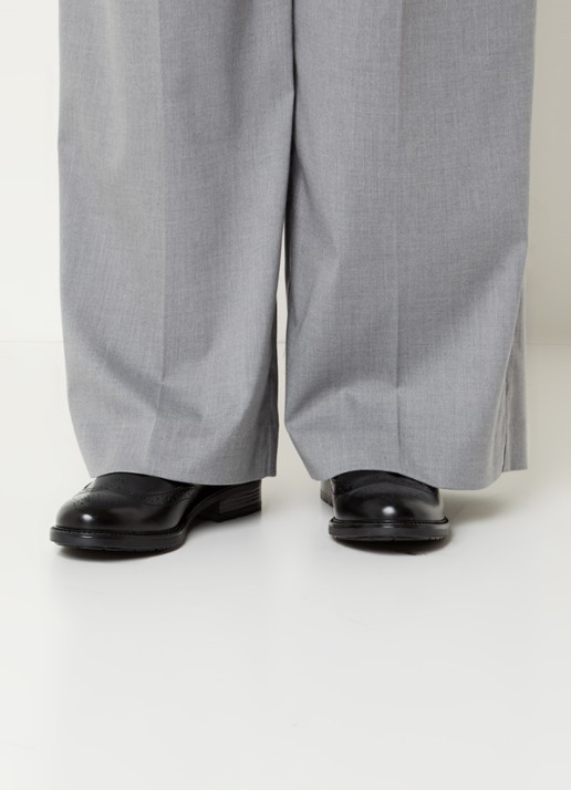 Jonak Altitude brogue van leer - voorkant 2 zwart