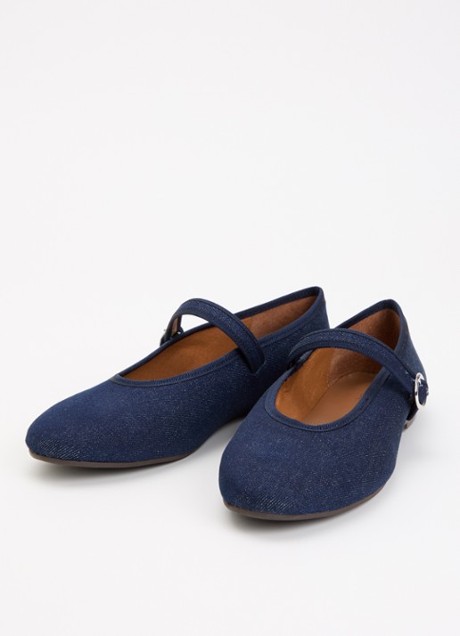 Jonak Deesse ballerina van denim - detail 4 denim
