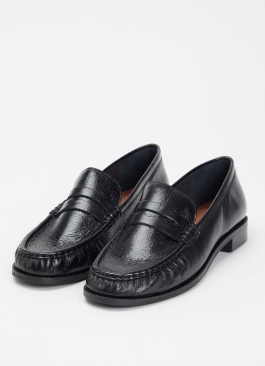 Jonak Delice loafer van kalfsleer - detail 2 zwart