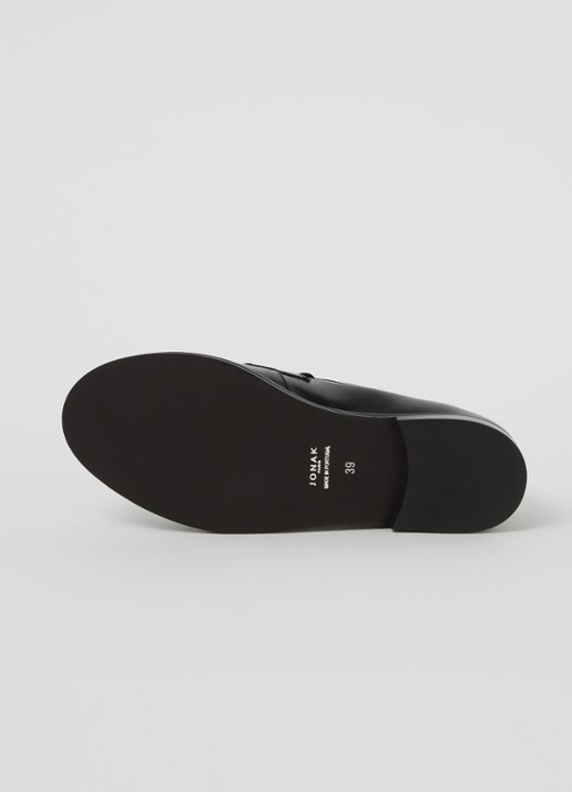 Jonak Delphes loafer van leer - detail 6 zwart