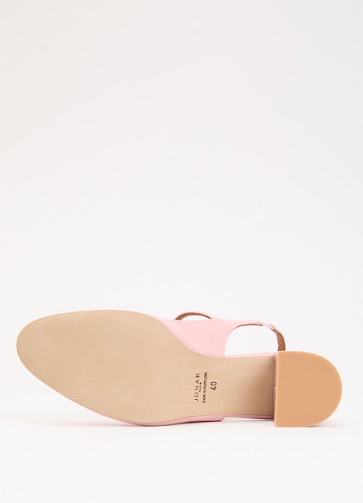 Jonak Dollar Mary Janes sandalette van leer  - detail 4 roze