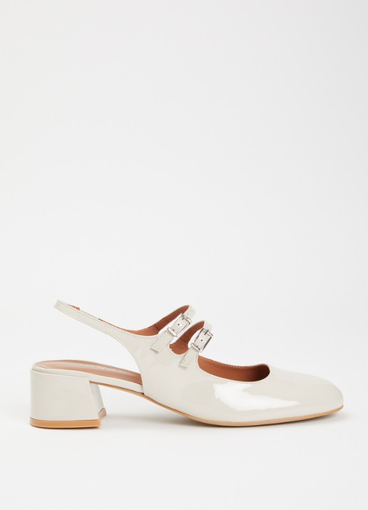 Jonak Drible slingback van kalfsleer met gespdetail