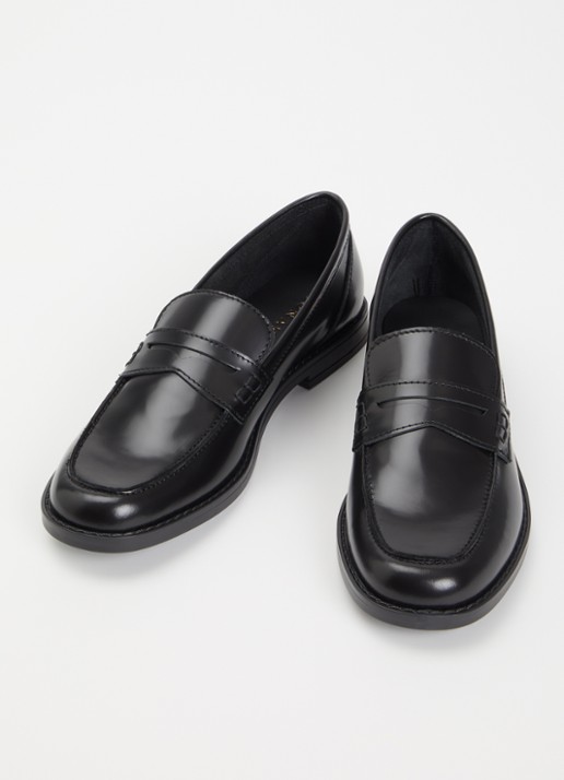 Jonak Naomie loafer van leer - detail 2 zwart