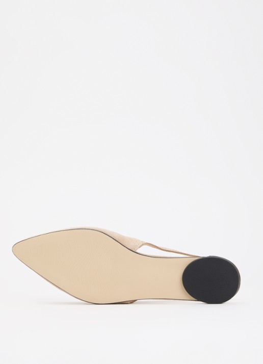 Jonak Noa slingback van leer  - detail 4 camel