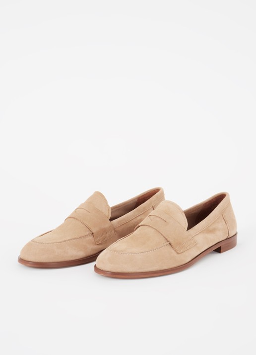 Jonak Thelma loafer van geitensuède - detail 2 camel