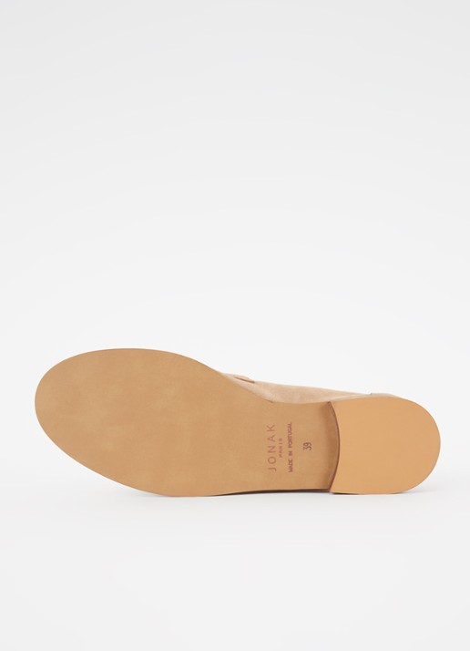 Jonak Thelma loafer van geitensuède - detail 4 camel