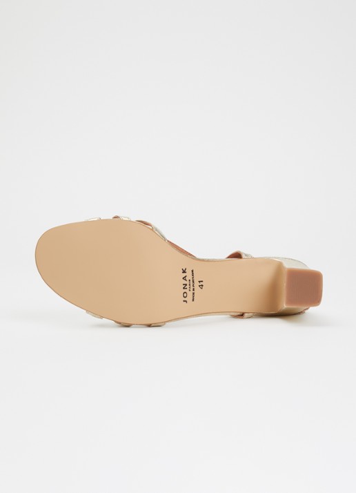 Jonak Vaiana sandalette met metallic finish - detail 4 goud