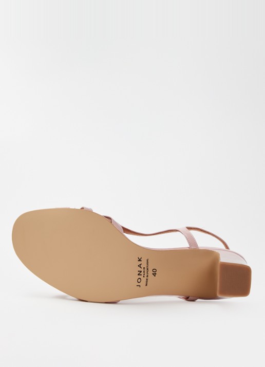 Jonak Vaiana sandalette van kalfsleer - detail 6 roze
