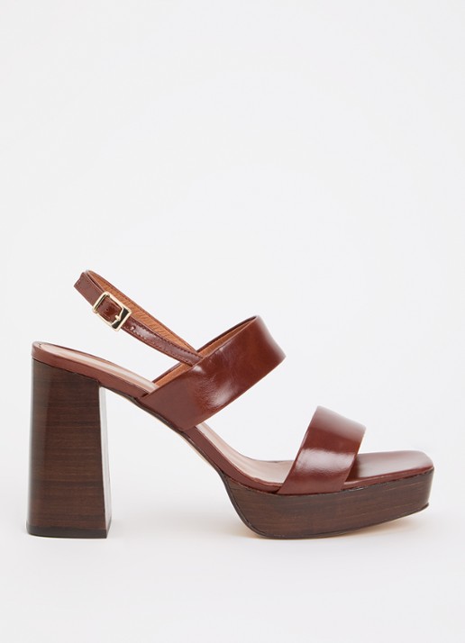 Jonak Verde sandalette van kalfsleer