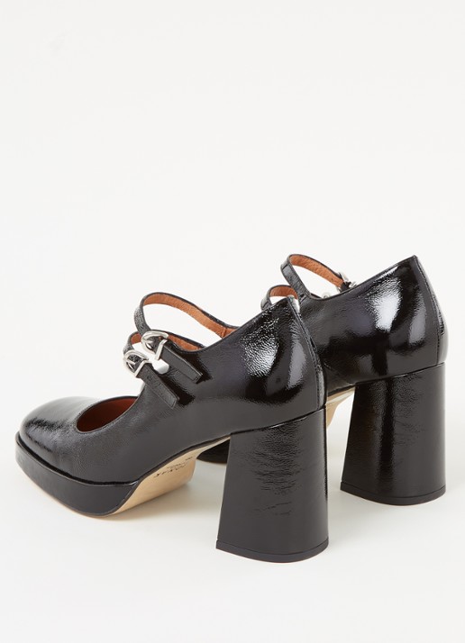 Jonak Verite pump van lakleer - detail 4 zwart