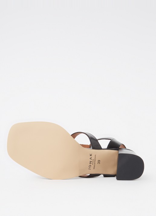 Jonak Vilma sandalette vam kalfsleer - detail 6 zwart
