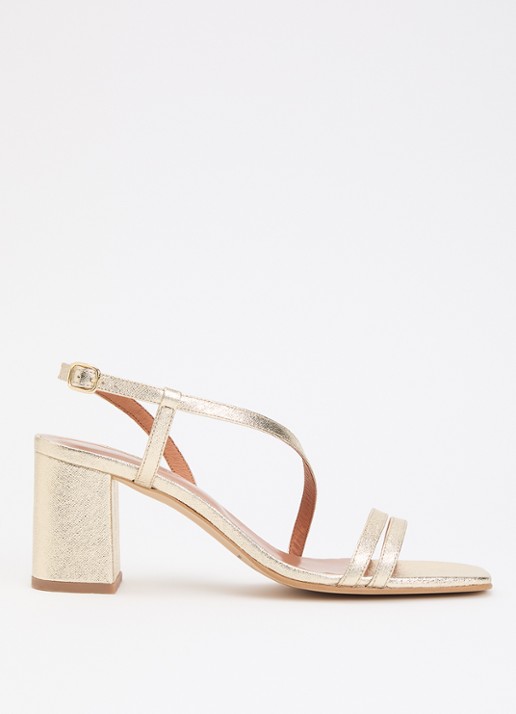 Jonak Vimy sandalette met metallic finish